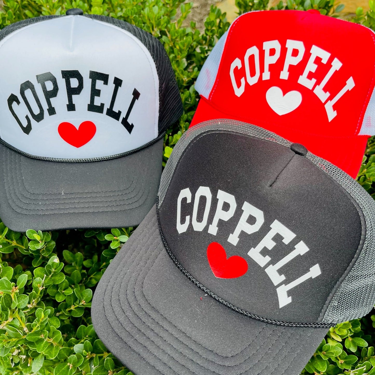 Coppell Black/White Heart