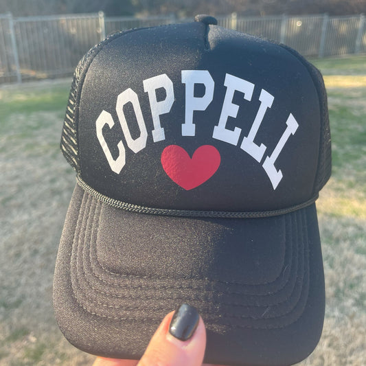 Coppell All Black Heart